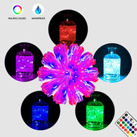 Lumières de fée imperméables à changement de couleur avec télécommande intelligente par application USB, lumières de Noël, décoration de fête, lumières de rideau LED