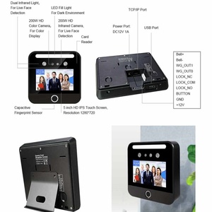 Machine de pointage biométrique portable avec batterie de secours, 4G, GPS, WiFi, reconnaissance faciale sans fil, système de gestion du temps pour véhicules - Product Image 3