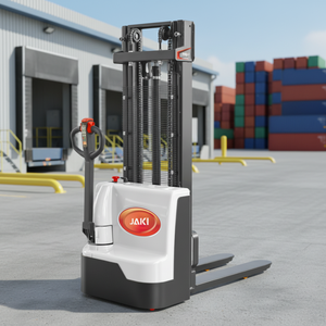 Apilador Eléctrico de Paletas de 1.5 Toneladas, 1500 kg, Altura de Elevación de 1600 mm, Carretilla para Manejo de Materiales en Almacenes - Product Image 3