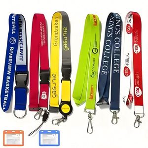 Hotel Room Keychain <b>Lanyards</b> Promotional Custom Sublimation Printed Id Card <b>Lanyard</b> <b>Polyester</b> <b>Lanyard</b> - Product Image 2