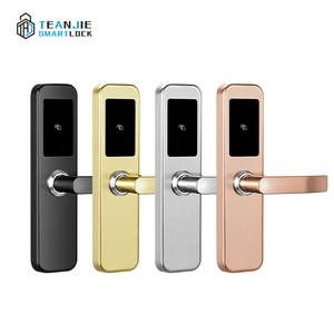 Système de sécurité intelligent connecté au réseau WiFi, serrure de porte en acier inoxydable, serrure intelligente sans clé, carte RFID, serrure d'hôtel - Product Image 2