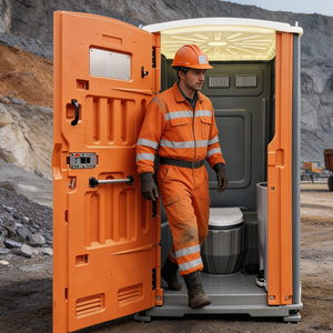 Inodoro Químico Portátil para Alquiler, Cabina de Inodoro de Plástico HDPE, Fácil Transporte y Mantenimiento - Product Image 1