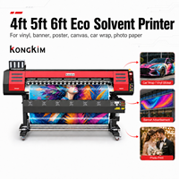 Impresora Eco Solvente de Alta Precisión Kongkim 1.3m Dual I3200 para Vinilos y Señalización