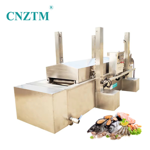 Effiziente Automatische Elektrische/Gasbetriebene Blanchiermaschine für Meeresfrüchte und Gemüse, Kontinuierliche Kochfunktion 100-200kg, Edelstahl 304 - Product Image 2