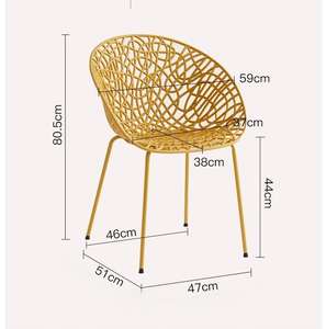 Mobilier d'extérieur de haute qualité Chaises longues Patio Hotel Chaise en plastique étanche pour jardin de restaurant - Product Image 5