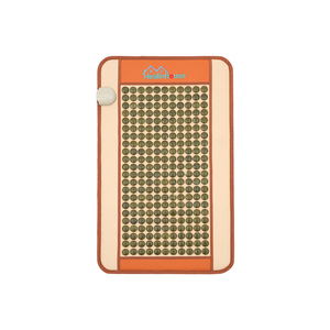 China Mini estera de turmalina térmica de iones negativos Ealecric masajeador de espalda COLCHÓN DE PIEDRA DE Jade - Product Image 2