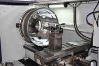 Machine de rénovation de jantes en alliage d'aluminium CK6160Q Machine de tour CNC de réparation de jantes en alliage à coupe diamantée horizontale