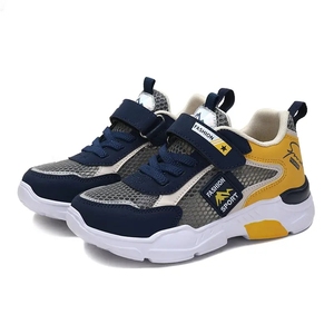 Chaussures de marche légères en maille pour enfants, semelle intermédiaire en EVA, antidérapantes, plates, respirantes, amortissantes, 28-40, garçons filles, toutes saisons - Product Image 2