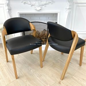 Silla de Madera Maciza para Comedor, Cómoda, Usada en Grandes Cantidades, Estilo Rústico, para Interiores y Exteriores, Cafetería, Restaurante - Product Image 3