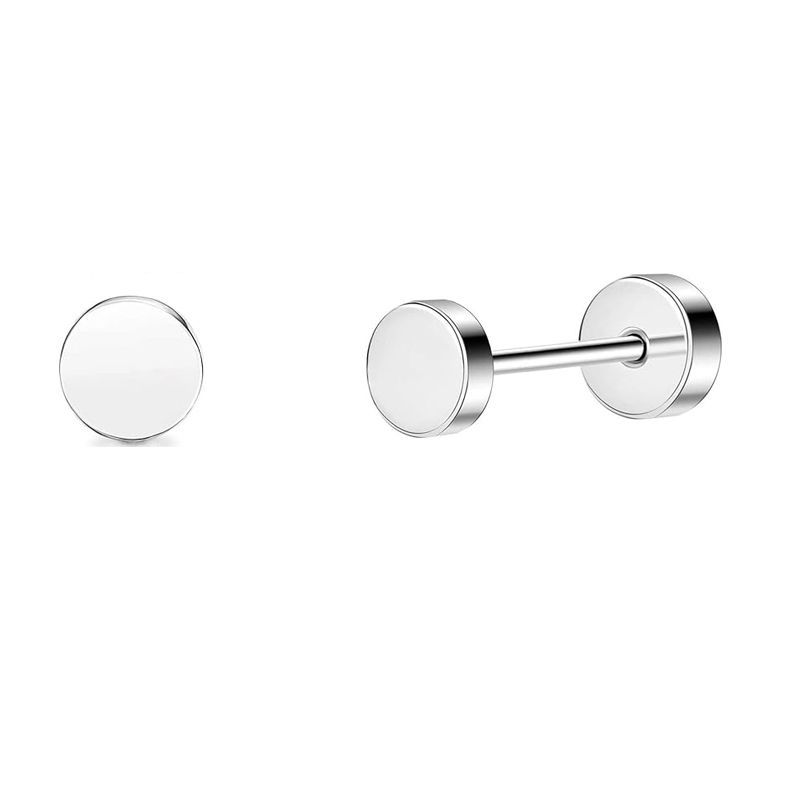 A pair of round discs