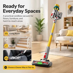Cordless Cyclone Bagless Stick <b>Vacuum</b> Cleaner with Battery Multi Tool Brush for Floor Sofa Stair Corner Cleaning - Product Image 3