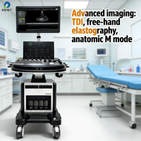 Système de diagnostic médical EUR VET, appareil Doppler couleur 4D haut de gamme avec moniteur LED de 21,5 pouces