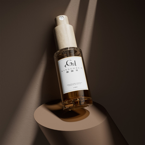 Flacone Vuoto da 40ml Blu Trasparente <span class=keywords><strong>per</strong></span> Siero o Olio Essenziale con Contagocce in Legno e Pompa Spray, Vendita Diretta dalla Fabbrica - Product Image 2