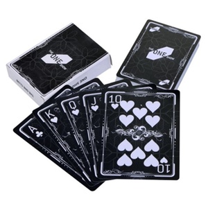 100% pp pvc di plastica poker carte da gioco