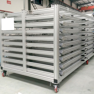 Estante de almacenamiento de perfil de aluminio, estante de exhibición de palés de aluminio de varios niveles - Product Image 2