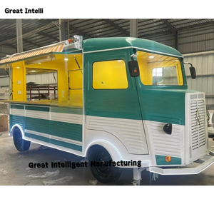 Excellent camion de restauration électrique rentable (modèle Great Intelli-Outdoor Food Trailer) Vente en Chine USA Camion de restauration mobile extérieur - Product Image 1