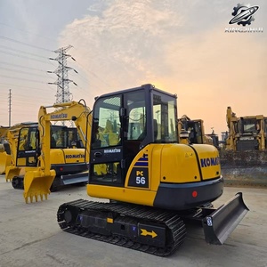 Used Komatsu56 MiniCrawler Excavator 6Ton 0.1m³<b>Bucket</b> Original Japan Brand <b>Small</b> Construction Excavator Low Hours Good Condition - Product Image 4