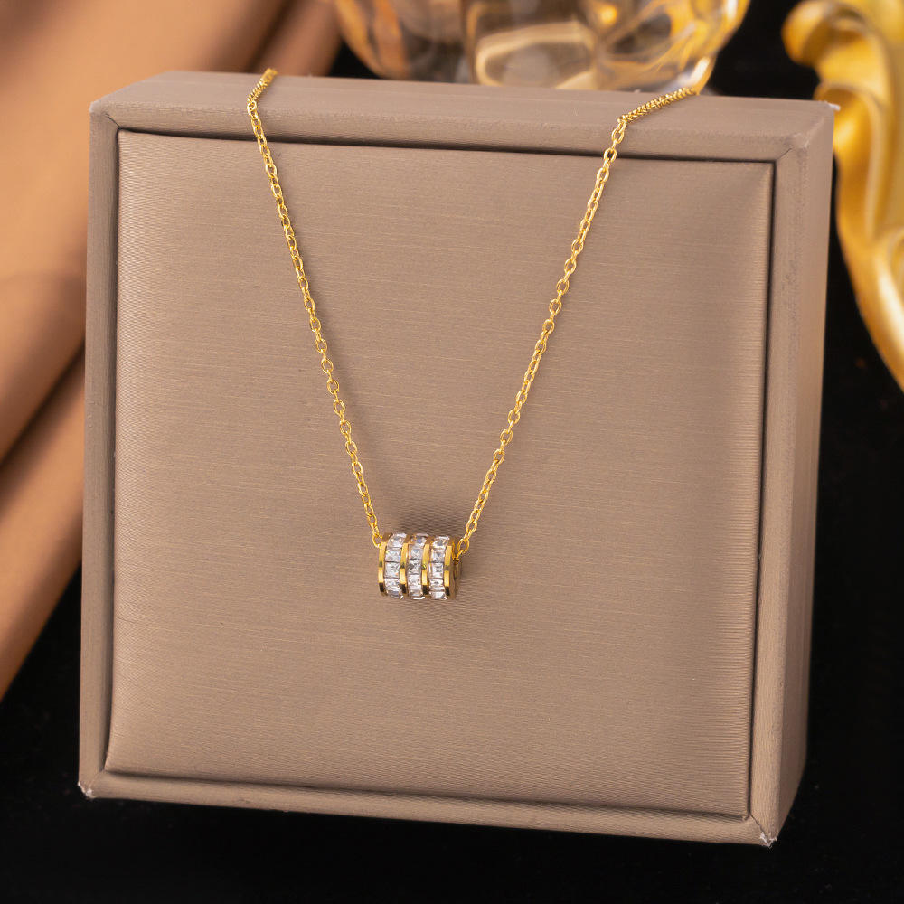 [xlh6020] small waist necklace gold