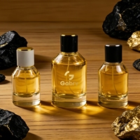 Bouteille de parfum de cylindre de luxe moderne nouveau design 50ml 100ml bouteille à sertir transparente 30ml bouteille de parfum emballée dans un carton