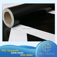 Bâche en PVC rayée tricotée de marque HELI, tissu tricoté avec revêtement PVC, 150D, poids moyen, pour vêtements et usage football/soccer
