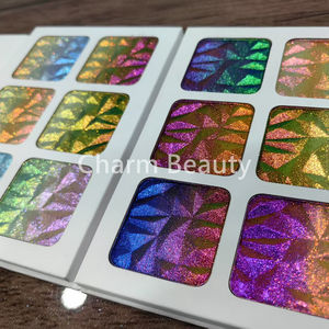 High Pigment Langlebiger Farbverlauf Chamäleon Lidschatten Pulver Private Label Großhandel Multi chrom Lidschatten Metallic - Product Image 6
