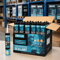 Scellant en silicone pour verre résistant à l'humidité et aux intempéries, élasticité stable pour l'étanchéité des bâtiments extérieurs toute saison