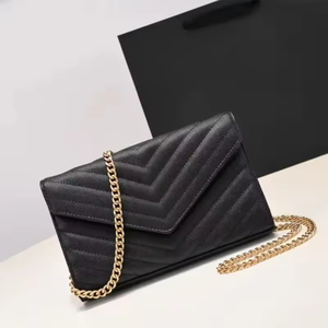 Sac fourre-tout mini de luxe pour femme, élégant sac à bandoulière en cuir avec rabat, sac à main à la mode pour femme - Product Image 1