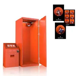 Aerial photography Vending Machine Retro Prop Magazine Photo Booth Box Software and Custom Logo