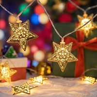 Guirlandes lumineuses LED de Noël, lanternes suspendues blanc chaud IP44 3m, décoratives pour fêtes et maison