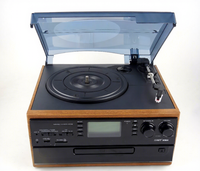 Multi-phonographe avec lecteur CD, platine vinyle, lecteur de cassette, lecteur de disque vinyle classique