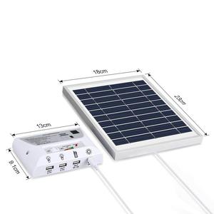 Kit de sistema de iluminación de energía solar para el hogar, altavoz de música solarenergie systems 2 en 1, portátil, LED - Product Image 5