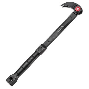 Niu Xiang Industrial Grade Ratchet Pry <b>Bar</b> Multi Functional Chrome Vanadium Steel Claw End For Auto Repair And Breaking Glass - Product Image 5