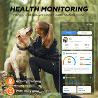 Collar Inteligente para Perros con GPS, Posicionamiento en Tiempo Real, Valla Virtual, Luz LED, Indicaciones Sonoras, Monitor de Salud, Diagnóstico IA, Resistente al Agua, 20+ Funciones