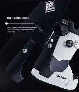 Vente en gros Bottes de <span class=keywords><strong>snowboard</strong></span> Boucle latérale à laçage rapide Sangle en fil d'acier Unisexe Chaud Antidérapant - Product Image 6