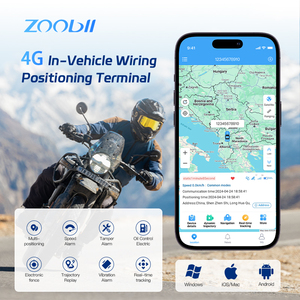 מערכת איתור GPS בזמן אמת ZOOBLL A10 2G/4G עמידה למים לניהול ציי רכב, תואמת למפות גוגל, למחשב, לאופנוע ולרכב - Product Image 2