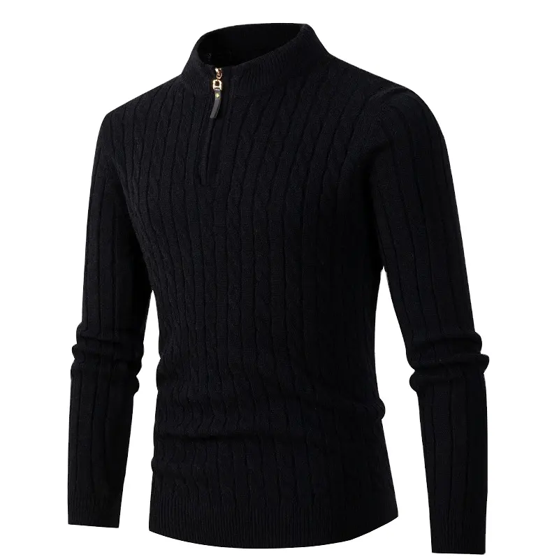 Autumn and Winter Long Sleeve Sweater Lightweight Running Golf Hiking Fishing Sports Shirt Men's 1/4 Zip Sweatshirt Pullover