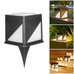 Luz solar LED para jardín, impermeable, de montaje en pared, alimentada por energía solar, iluminación decorativa para patio, jardín, valla. - Product Image 1