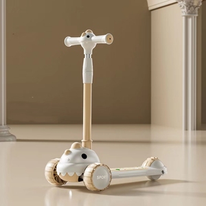 Scooter de plástico plegable para niños con música Twister Cochecito de bebé Scooter - Product Image 6