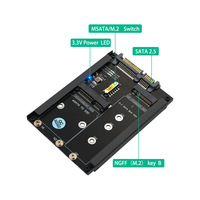 Tarjeta Adaptadora de Conversión de Protocolo M2 NGFF a MSATA a SATA 3.0 Modelo 211 Shenzhen