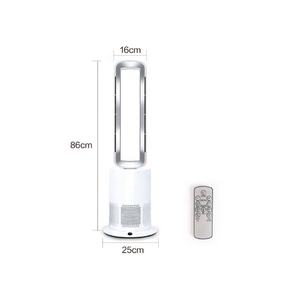 ISO9001 usine certifié CE OEM acceptable usage domestique Portable Purification de l'air sans lame radiateur soufflant Cool + chaleur + <span class=keywords><strong>purificateur</strong></span> d'air - Product Image 4