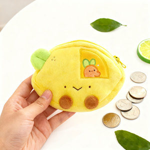 Tùy Chỉnh Dễ Thương Mini Dây Kéo Túi Ví Biểu Tượng Vui Thực Tế Kawaii Sang Trọng Ví Pouch Phim Hoạt Hình Đồng Xu Ví Tùy Chỉnh Đồng Xu Pouch - Product Image 3