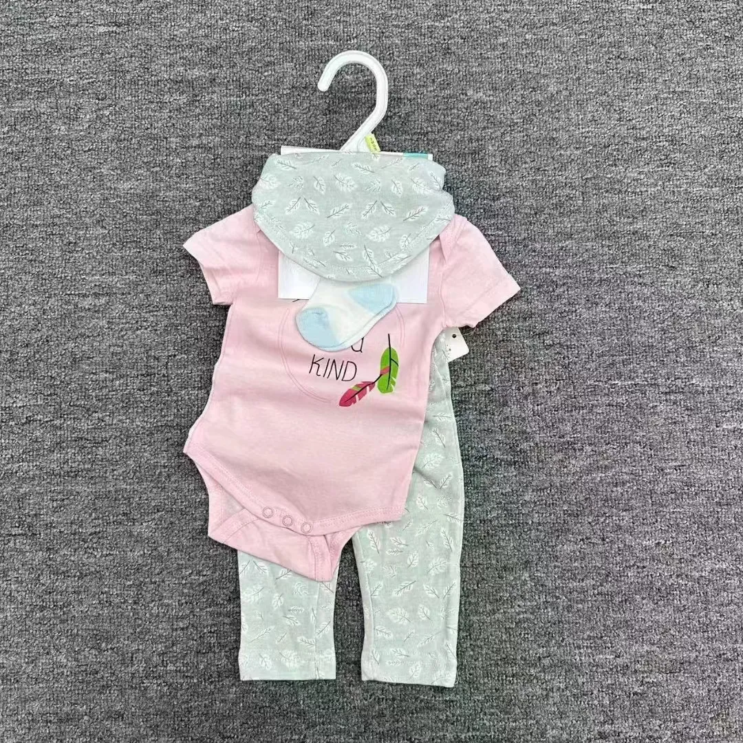 סט בגדי תינוק 100% כותנה תינוק תינוק תינוק מתנה סט סט ליתוך בגד גוף איכותי