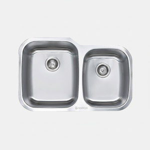 [BAEKJO] Évier de cuisine européen BD813 sans soudure, fabriqué avec une double cuve profonde et un corps en acier inoxydable épais - Product Image 2
