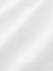 OEM été décontracté tissé 100% coton haut pour femme broderie florale col en O bouffée à manches courtes chemise courte ample chemisier - Product Image 6