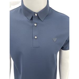 Lujo exquisito bordado diario Casual deportes Polo cuello camiseta para hombres camisetas de golf - Product Image 4