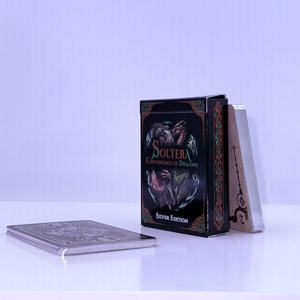 Tùy chỉnh sang trọng bạc Poker Set với High end in logo và thanh lịch bao bì carton - Product Image 5