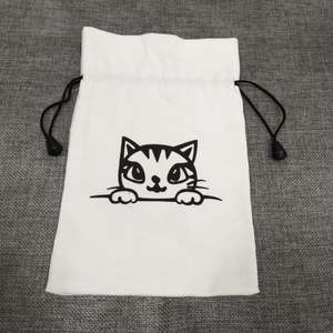 Bolsa de Regalo de Lona de Algodón con Cordón para Joyas, Contenedor de Velas para sus Artículos de Lujo - Product Image 5