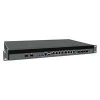 BKHD 19 pouces 1U pare-feu serveur LGA2011 Intel C612/X99 Xeon E5-2650V4 E5-2695V4 8*2.5G 8*10G SFP prise en charge WIFI 4G VPN Linux Pfsen