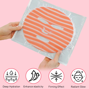 <span class=keywords><strong>Masque</strong></span> facial anti-âge au collagène de saumon en gros avec acide hyaluronique et vitamine C, raffermissant et hydratant, logo personnalisé, tous types de peau - Product Image 4