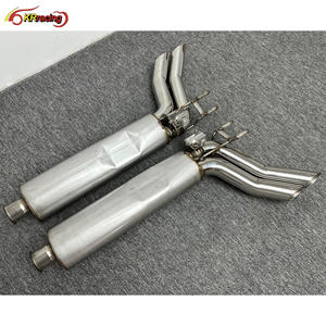 Для mercedes Benz g wagon G Class W464 AMG G63 G500 G550 Upgrade выхлопная 304 из нержавеющей стали с B Word - Product Image 3